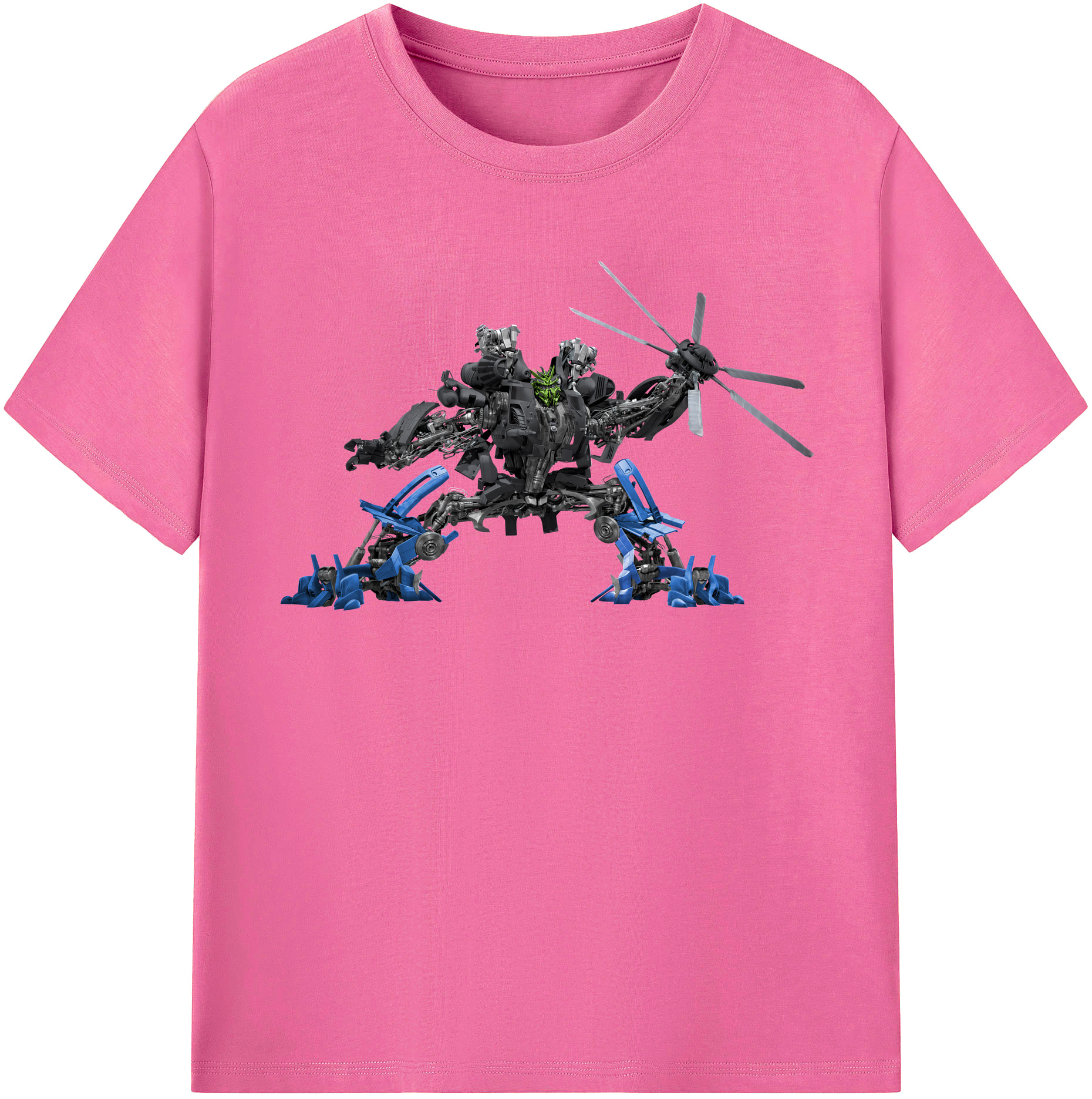 （画像用） Transformers トランスフォーマー レディースカジュアルプリントTシャツ（綿100％）